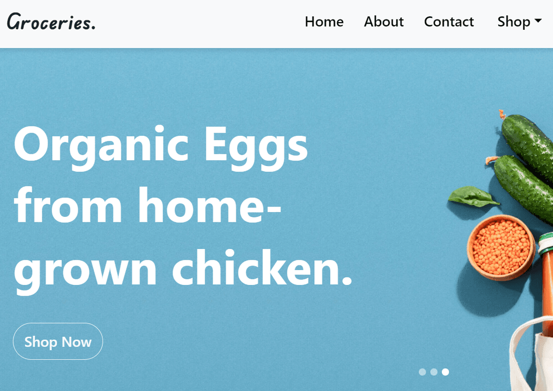 Grocery Store Frontend
